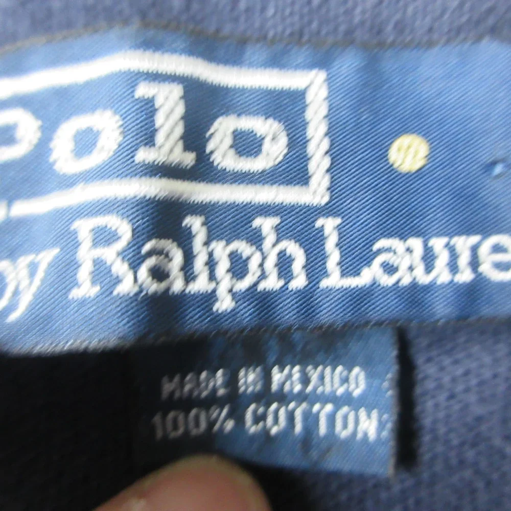 Polo Ralph Lauren Shirt Mens L Blue Button Up Short Sleeve Casual Pony Preppy